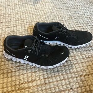 Mens On Cloud 5 Black Running Shoes